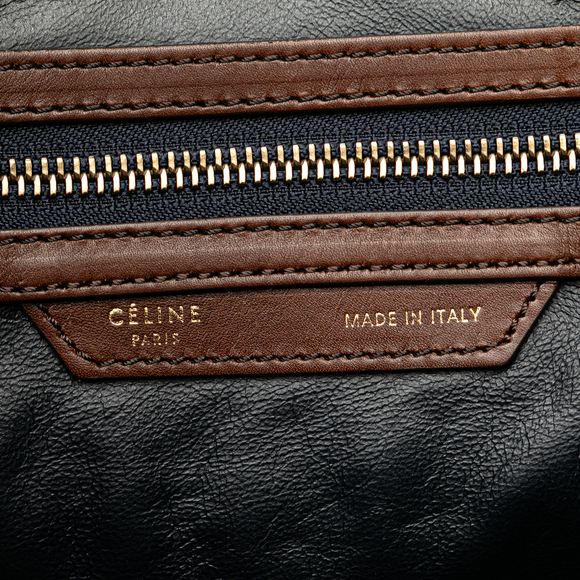 Pre-Loved Celine Mini Bicolor Luggage Tote - Picture 6 of 12